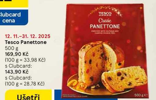 Tesco Panettone, 500 g