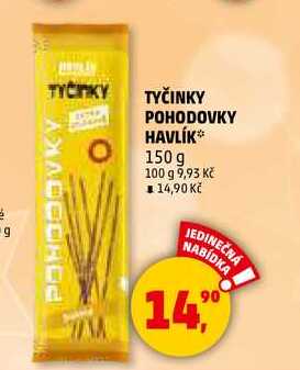 TYČINKY POHODOVKY HAVLÍK, 150 g