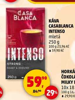 KÁVA CASABLANCA INTENSO mletá, 250 g