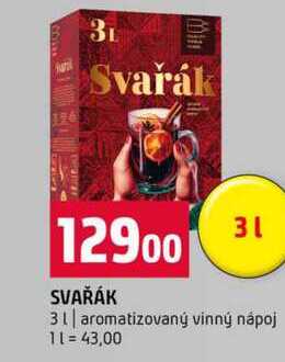 SVAŘÁK 3l aromatizovaný vinný nápoj 