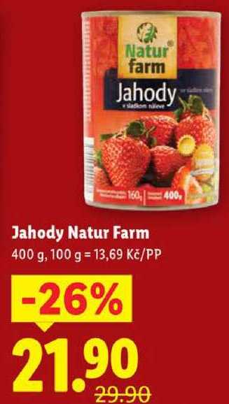 Jahody Natur Farm, 400 g