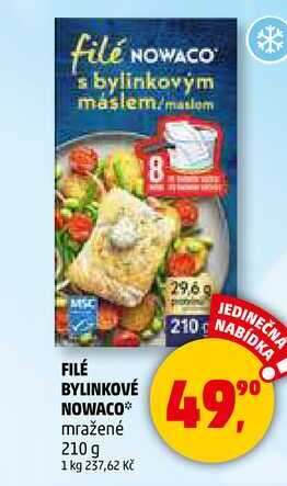 FILÉ BYLINKOVÉ NOWACO, 210 g