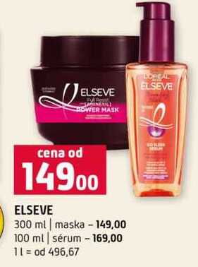 ELSEVE 300 ml maska 100 ml sérum