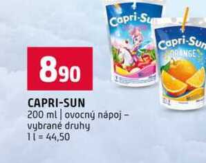 Capri-Sun 200 ml ovocný nápoj vybrané druhy