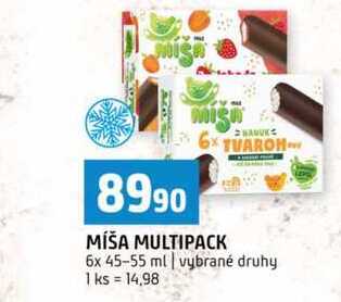 MÍŠA MULTIPACK 6x 45-55 ml vybrané druhy