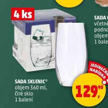 SADA SKLENIC, 1 balení