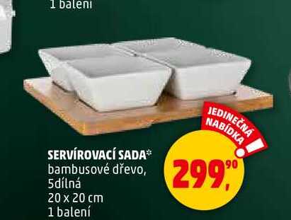 SERVÍROVACÍ SADA, 1 balení
