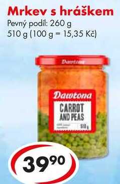 Mrkev s hráškem, 510 g