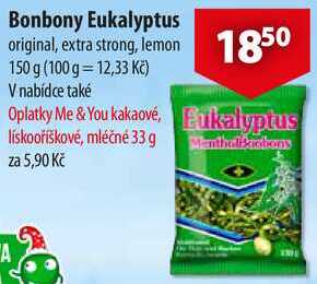Bonbony Eukalyptus, 150 g