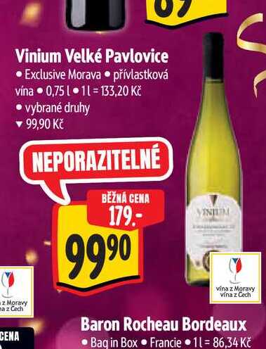 Vinium Velké Pavlovice 0,75 l