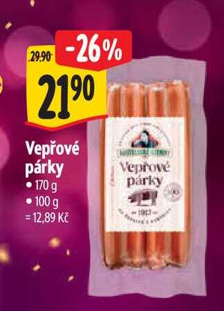  Vepřové párky 170 g 