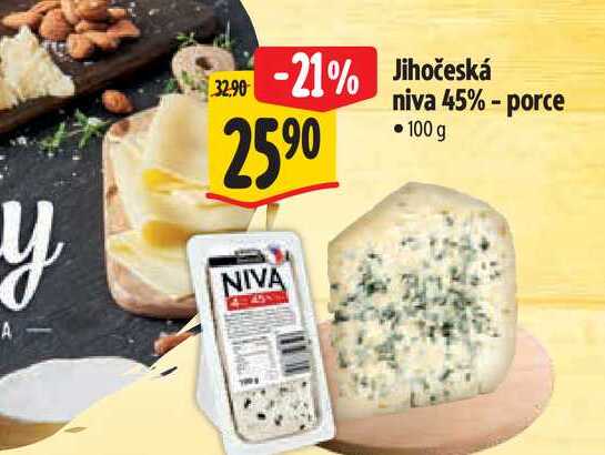   Jihočeská niva 45% - porce 100 g  