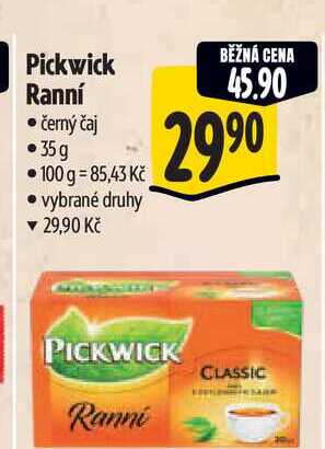 Pickwick Ranní černý čaj  35g 