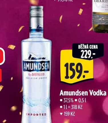   Amundsen Vodka 0,5 l v akci