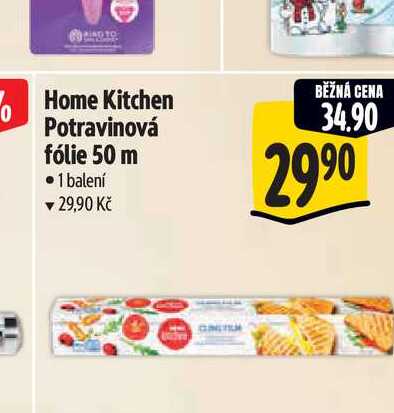 Home Kitchen Potravinová fólie 50 m  