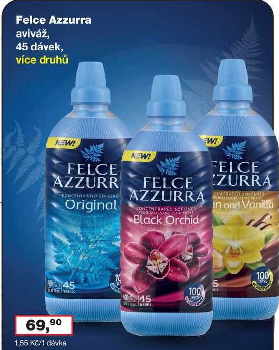 Felce Azzurra aviváž, 45 dávek