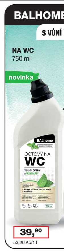 BALHOME NA WC 750 ml 