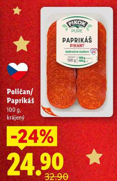 Poličan/Paprikáš, 100 g