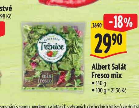   Albert Salát Fresco mix 140 g 