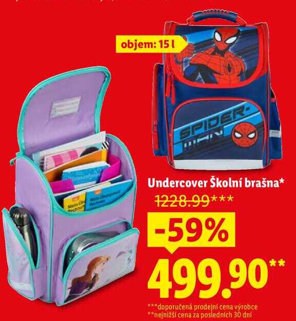 Undercover Školní brašna