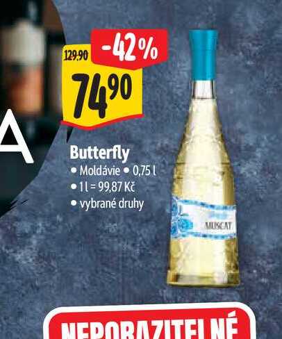  Butterfly 0,75 l