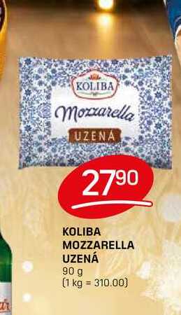 KOLIBA MOZZARELLA UZENÁ 90 g 
