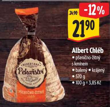 Albert Chléb, 570 g
