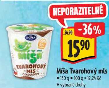 Míša Tvarohový mls, 130 g 