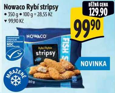 Nowaco Rybí stripsy, 350 g