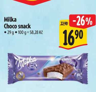 Milka Choco snack, 29 g