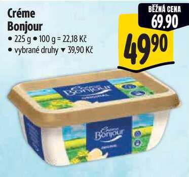 Créme Bonjour, 225 g