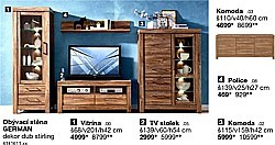 Obývací stěna GERMAN - 3 Komoda