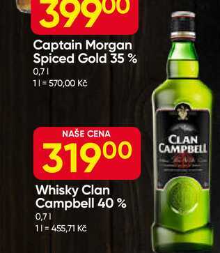 Whisky Clan Campbell 40 % 0,7l
