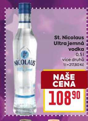 St. Nicolaus Ultra jemná vodka 0,5l