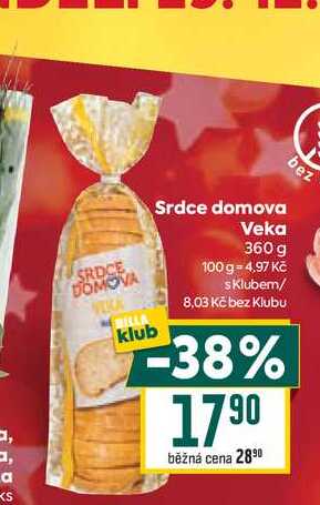 Srdce domova Veka 360 g 
