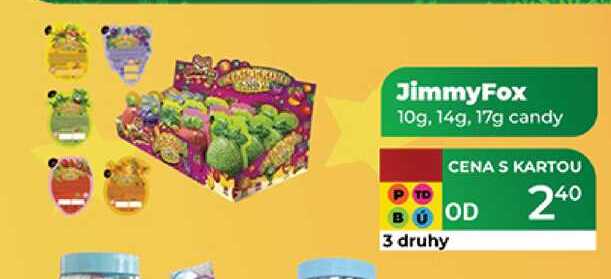 JimmyFox 10g, 14g, 17g candy 