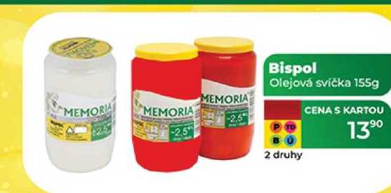 Bispol Olejová svíčka 155g  