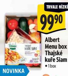 Albert Menu box Thajské kuře Siam 