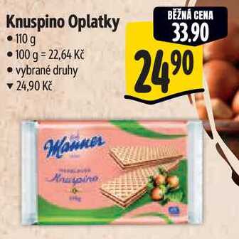 Knuspino Oplatky, 110 g 