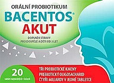 BACENTOS AKUT orální probiotikum 20 tablet