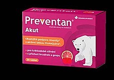 Preventan Akut s příchutí brusinek a grepu 30 tablet