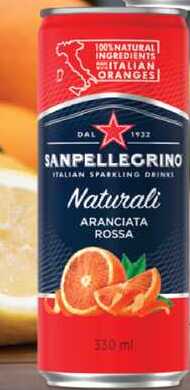 SANPELLEGRINO ITALIAN SPARKLING DRINK ARANCIATA ROSSA 330 ml 
