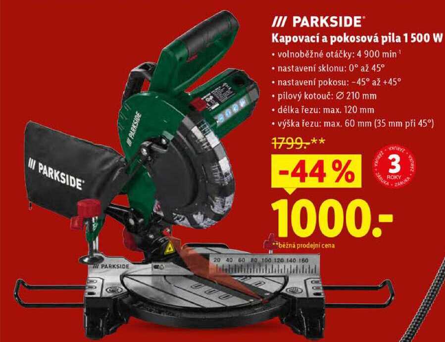 Kapovací a pokosová pila 1 500 W 