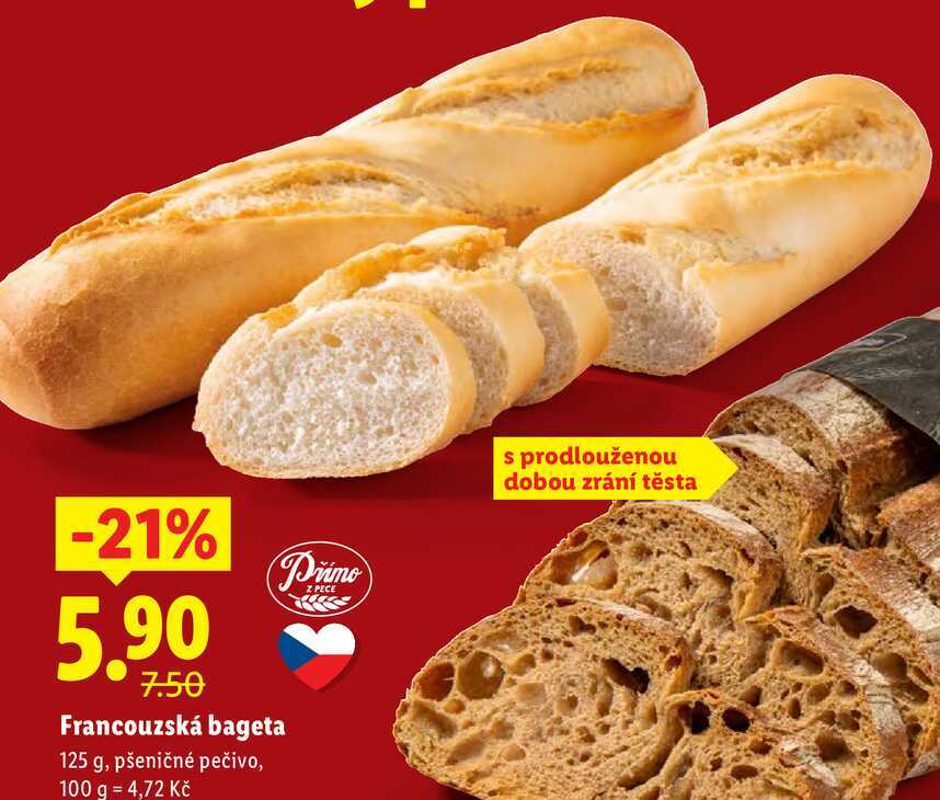 Francouzská bageta, 125 g