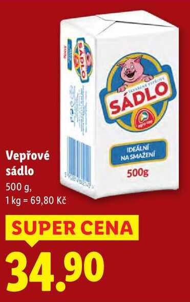 Vepřové sádlo, 500 g