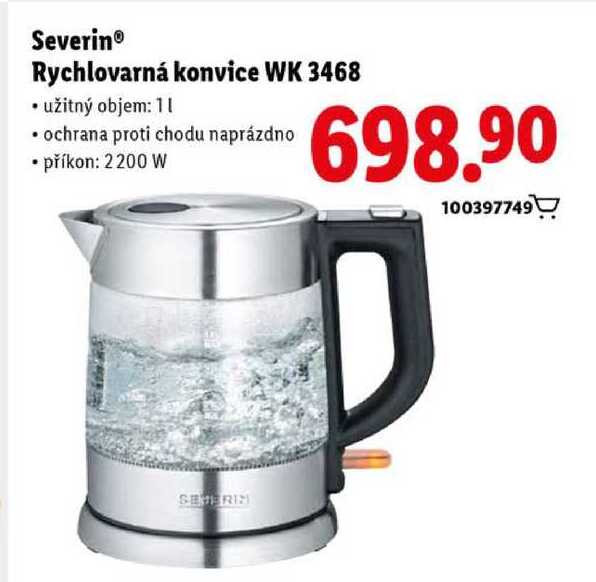 Severin Rychlovarná konvice WK 3468 
