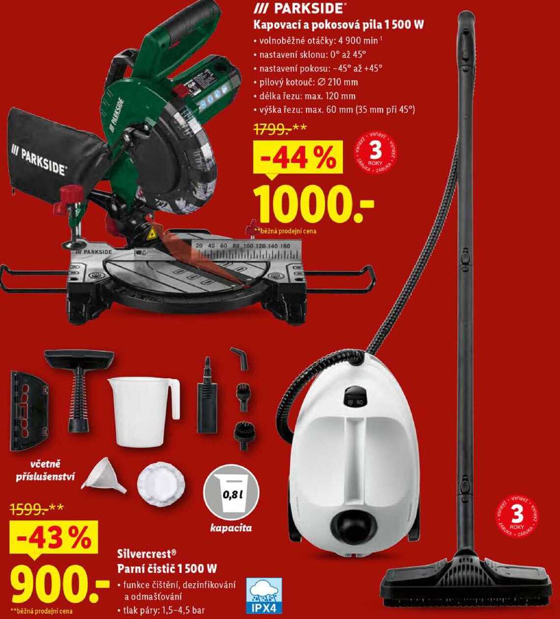 Silvercrest Parní čistič 1500 W 