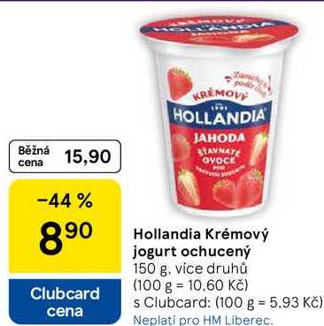 Hollandia Krémový jogurt ochucený, 150 g, více druhů 
