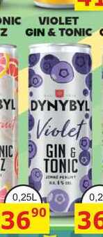 DYNYBYL VIOLET GIN & TONIC 0,25L míchaný drink