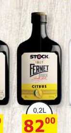 STOCK FERNET CITRUS 0,2L 